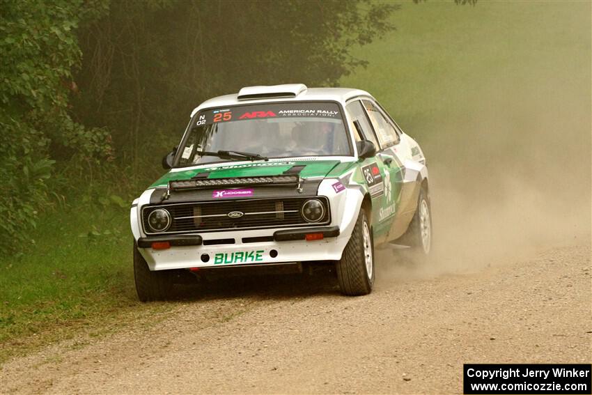 Seamus Burke / Gary McElhinney Ford Escort Mk II on SS1, Soo Pass I.