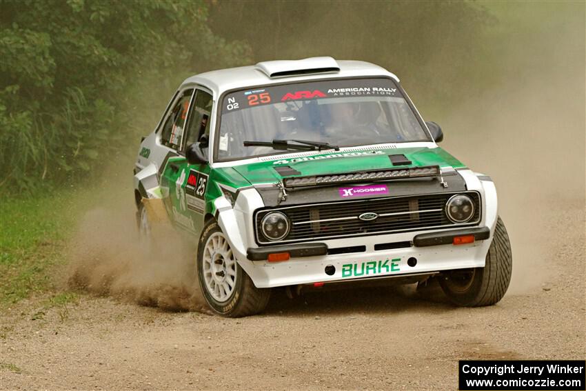 Seamus Burke / Gary McElhinney Ford Escort Mk II on SS1, Soo Pass I.