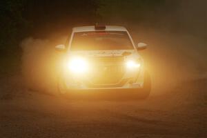 Sean Donnelly / Zach Pfeil Peugeot 208 Rally4 on SS1, Soo Pass I.