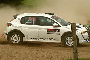Sean Donnelly / Zach Pfeil Peugeot 208 Rally4 on SS1, Soo Pass I.