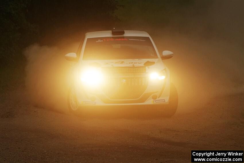 Sean Donnelly / Zach Pfeil Peugeot 208 Rally4 on SS1, Soo Pass I.