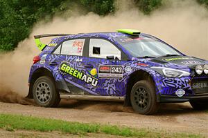 Patrick Gruszka / John Hall Hyundai i20 R5 on SS1, Soo Pass I.