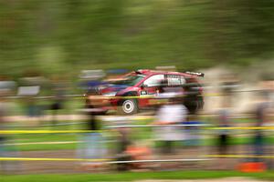 Conner Martell / Alex Gelsomino Skoda Fabia RS Rally2 on SS1, Soo Pass I.