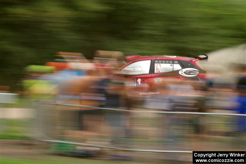 Conner Martell / Alex Gelsomino Skoda Fabia RS Rally2 on SS1, Soo Pass I.