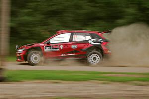 Conner Martell / Alex Gelsomino Skoda Fabia RS Rally2 on SS1, Soo Pass I.