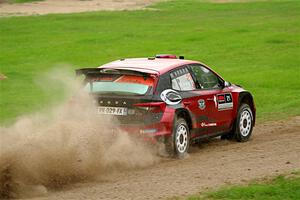 Conner Martell / Alex Gelsomino Skoda Fabia RS Rally2 on SS1, Soo Pass I.