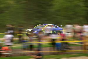 Travis Pastrana / Rhianon Gelsomino Subaru WRX ARA25L on SS1, Soo Pass I.