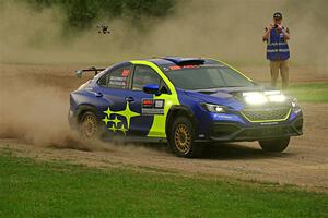 Travis Pastrana / Rhianon Gelsomino Subaru WRX ARA25L on SS1, Soo Pass I.