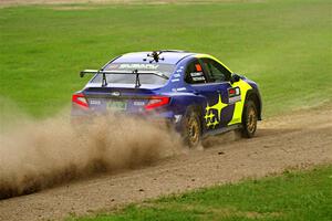 Travis Pastrana / Rhianon Gelsomino Subaru WRX ARA25L on SS1, Soo Pass I.
