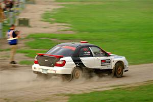 Jason Cook / Maggie Tu Subaru WRX on SS2, Soo Pass II.