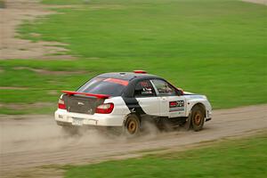 Jason Cook / Maggie Tu Subaru WRX on SS2, Soo Pass II.