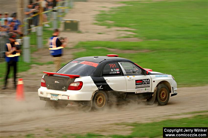 Jason Cook / Maggie Tu Subaru WRX on SS2, Soo Pass II.