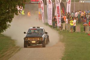 Scott Parrott / Shawn Silewski Chevy S-10 on SS2, Soo Pass II.