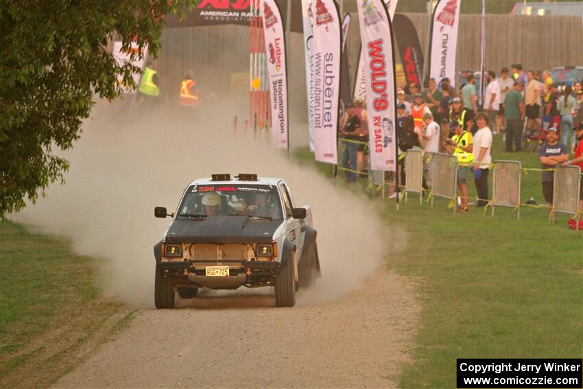 Scott Parrott / Shawn Silewski Chevy S-10 on SS2, Soo Pass II.