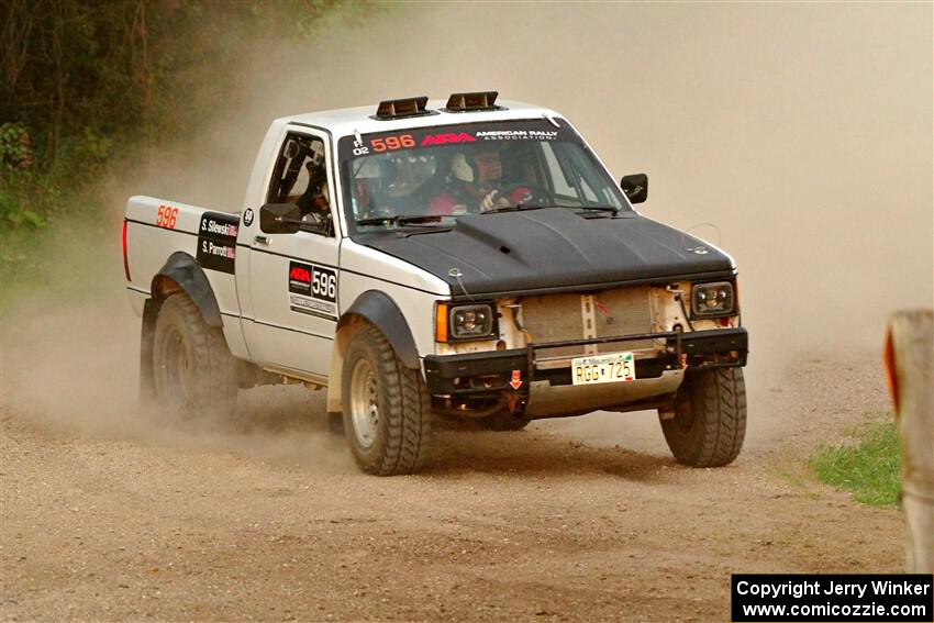 Scott Parrott / Shawn Silewski Chevy S-10 on SS2, Soo Pass II.