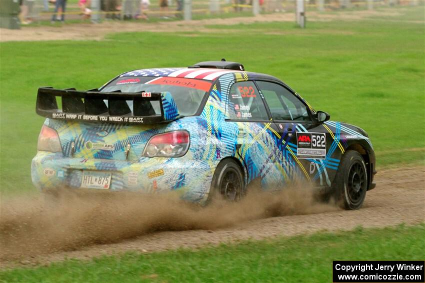 Matt James / Jackie James Subaru Impreza on SS2, Soo Pass II.