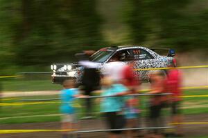 Peter Farrow / Jackson Sedivy Subaru WRX on SS2, Soo Pass II.