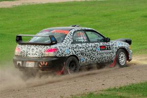 Peter Farrow / Jackson Sedivy Subaru WRX on SS2, Soo Pass II.