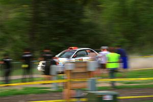 Richard Donovan / Greg Donovan Subaru Impreza on SS2, Soo Pass II.