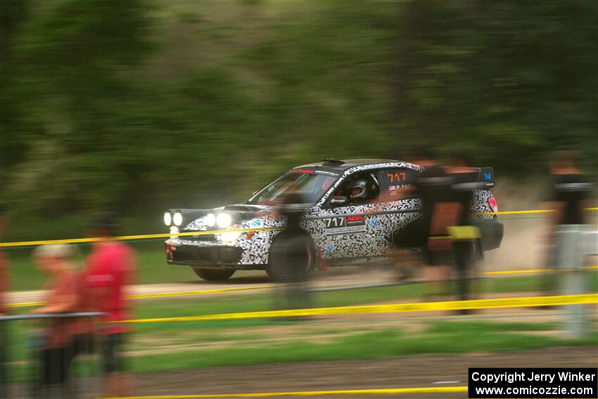 Peter Farrow / Jackson Sedivy Subaru WRX on SS2, Soo Pass II.