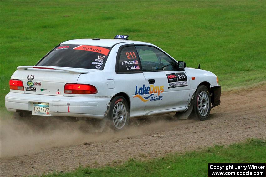 Jack Nelson / Isaac Zink Subaru Impreza on SS2, Soo Pass II.