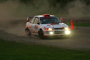 Richard Donovan / Greg Donovan Subaru Impreza on SS2, Soo Pass II.