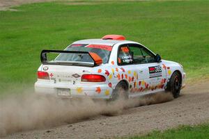 Richard Donovan / Greg Donovan Subaru Impreza on SS2, Soo Pass II.