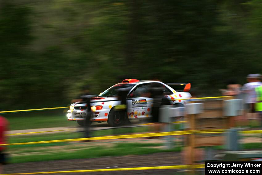 Richard Donovan / Greg Donovan Subaru Impreza on SS2, Soo Pass II.