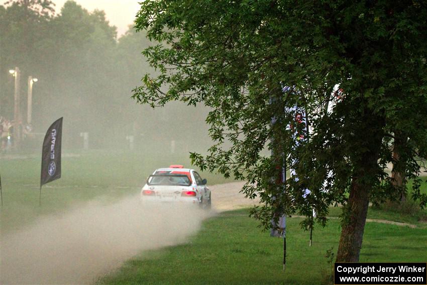 Richard Donovan / Greg Donovan Subaru Impreza on SS2, Soo Pass II.