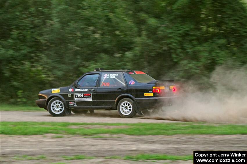 Andy Cowan / John Vinti VW Jetta VR6 on SS2, Soo Pass II.