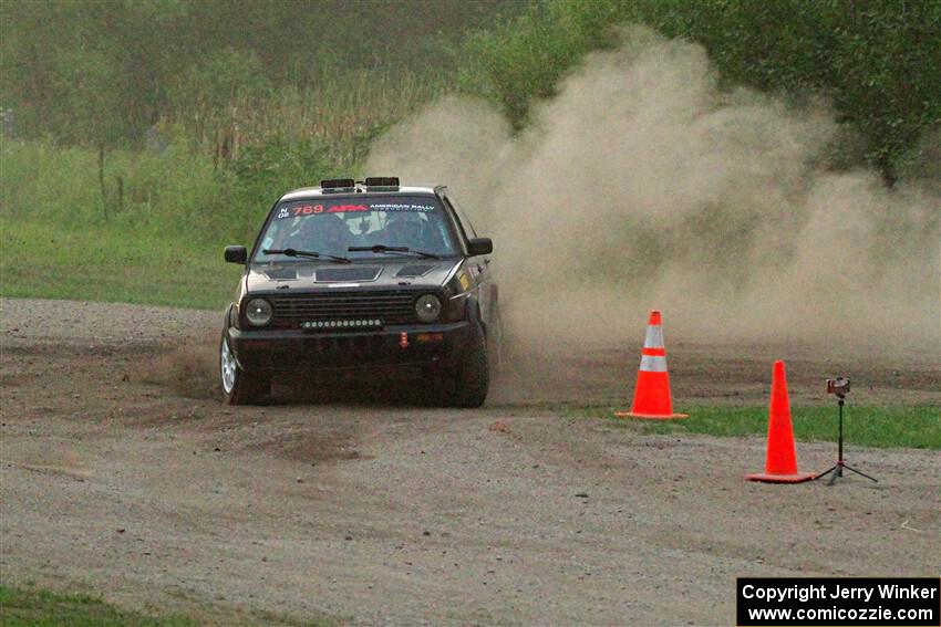 Andy Cowan / John Vinti VW Jetta VR6 on SS2, Soo Pass II.