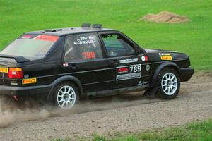 Andy Cowan / John Vinti VW Jetta VR6 on SS2, Soo Pass II.