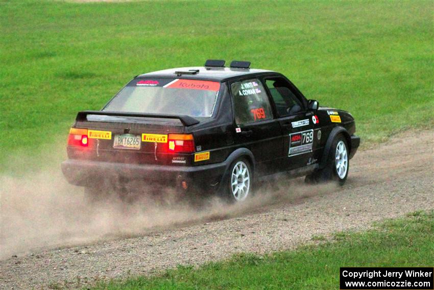Andy Cowan / John Vinti VW Jetta VR6 on SS2, Soo Pass II.