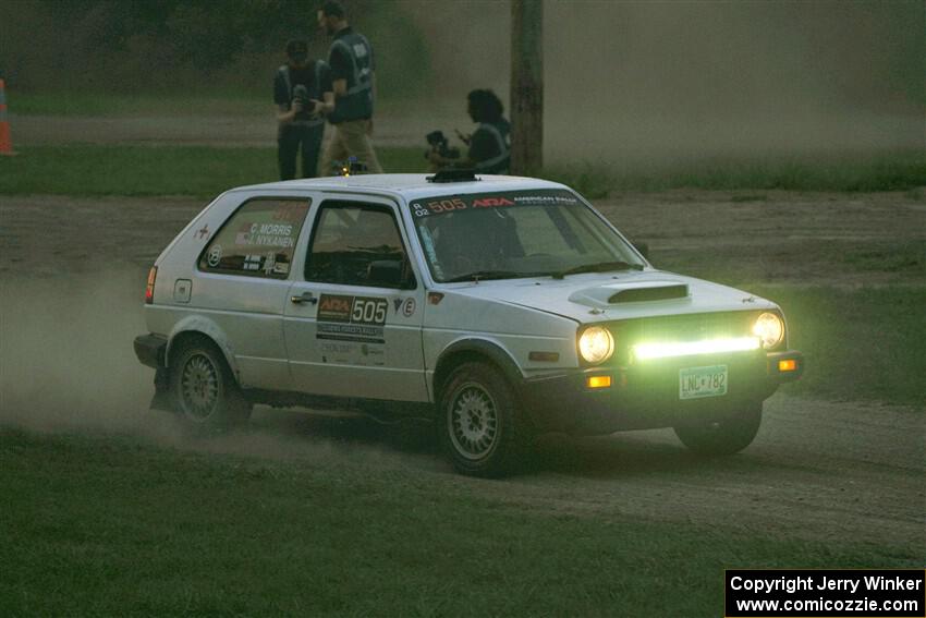 Josh Nykanen / Corey Morris VW GTI on SS2, Soo Pass II.
