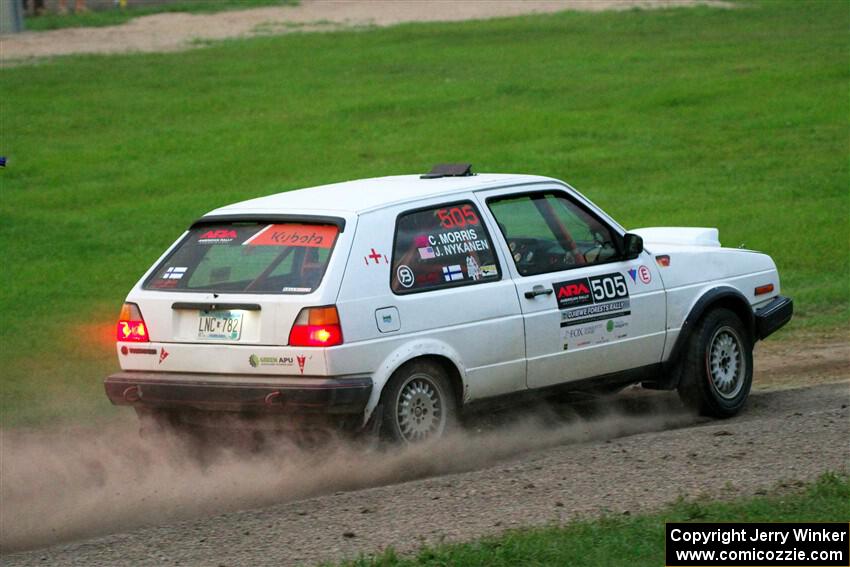 Josh Nykanen / Corey Morris VW GTI on SS2, Soo Pass II.