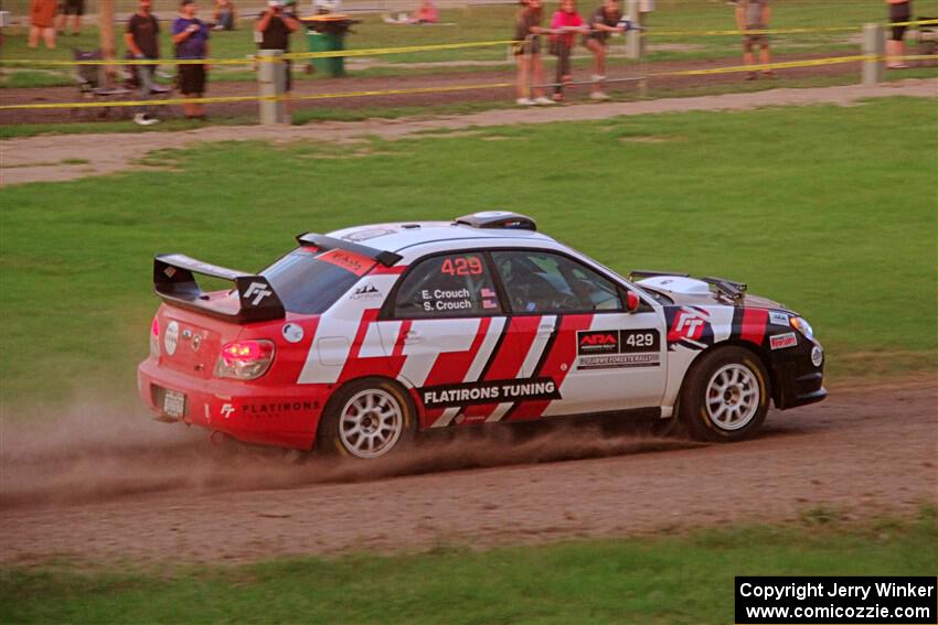 Scott Crouch / Elizabeth Crouch Subaru WRX on SS2, Soo Pass II.
