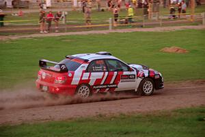 Scott Crouch / Elizabeth Crouch Subaru WRX on SS2, Soo Pass II.