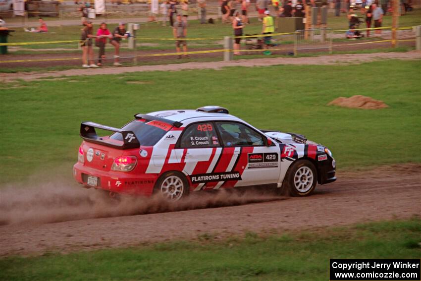Scott Crouch / Elizabeth Crouch Subaru WRX on SS2, Soo Pass II.
