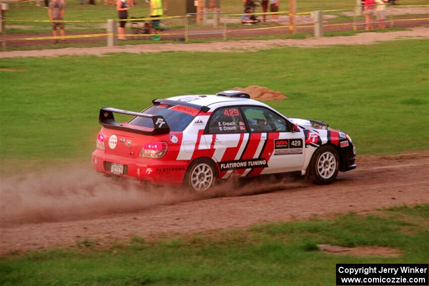 Scott Crouch / Elizabeth Crouch Subaru WRX on SS2, Soo Pass II.
