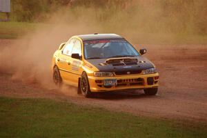 Steve Gingras / Katie Gingras Subaru Impreza on SS2, Soo Pass II.
