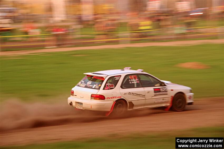Aidan Hicks / John Hicks Subaru Impreza Wagon on SS2, Soo Pass II.