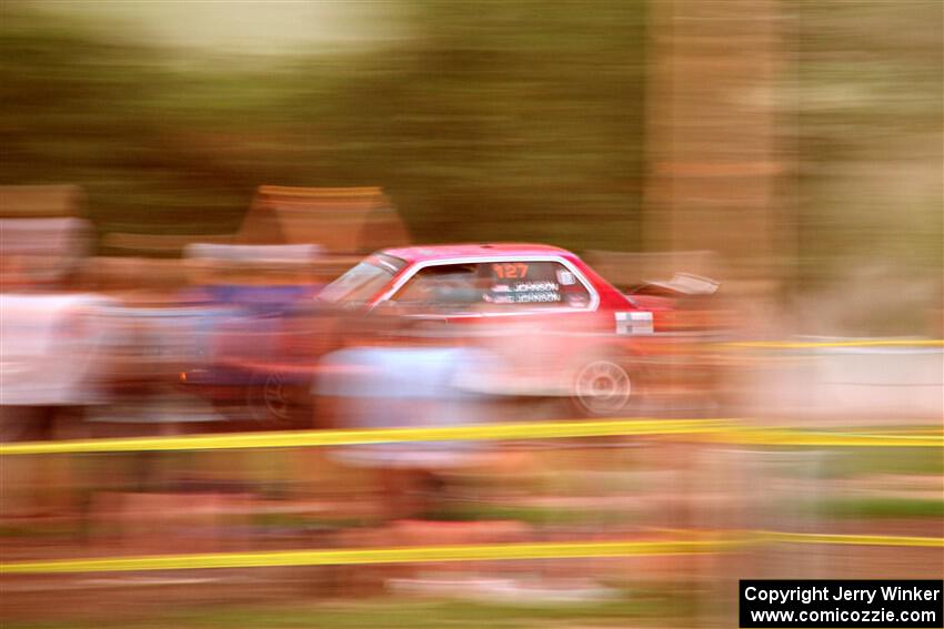 Levi Johnson / Griffin Johnson BMW 325e on SS2, Soo Pass II.