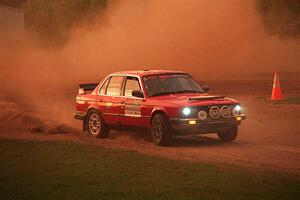 Levi Johnson / Griffin Johnson BMW 325e on SS2, Soo Pass II.