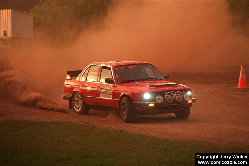 Levi Johnson / Griffin Johnson BMW 325e on SS2, Soo Pass II.