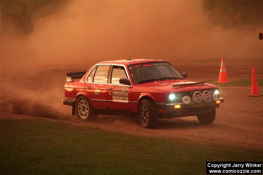 Levi Johnson / Griffin Johnson BMW 325e on SS2, Soo Pass II.