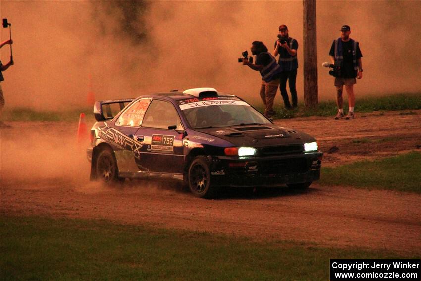 Dusty Peterke / Robert Judge Subaru Impreza on SS2, Soo Pass II.