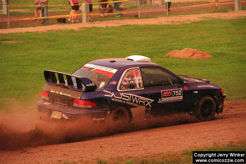 Dusty Peterke / Robert Judge Subaru Impreza on SS2, Soo Pass II.
