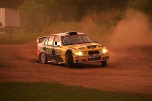 Matt Nykanen / Lars Anderson BMW 328i on SS2, Soo Pass II.