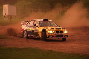 Matt Nykanen / Lars Anderson BMW 328i on SS2, Soo Pass II.