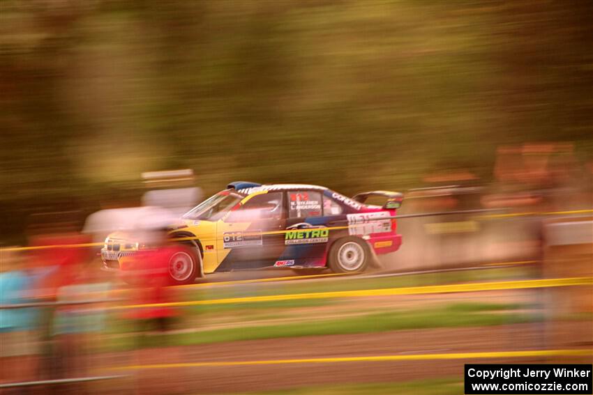 Matt Nykanen / Lars Anderson BMW 328i on SS2, Soo Pass II.